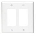 Leviton Wallplates Mid Nyl 2G Decr-I PJ262-I